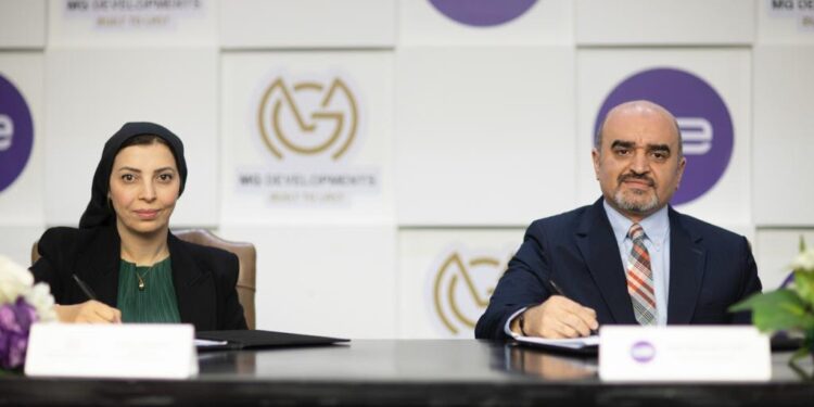 MG Developments تتعاقد مع الشركة المصرية للاتصالات “we” لتقديم خدمات متكاملة لعملائها