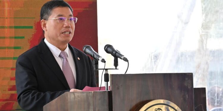 نائب رئيس شركة “CSCEC” الصينية: نعمل ليكون مشروع منطقة الأعمال المركزية تحفة فنية عالمية من الدرجة الأولى