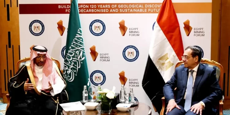 تعاون مصري سعودي في قطاع التعدين