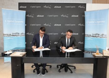 مدار للتطوير العقارى تتعاقد مع شركة كريستال لاجونز العالمية لإنشاء بحيرة من أكبر البحيرات الصناعية في منتجع أزهى نورث 