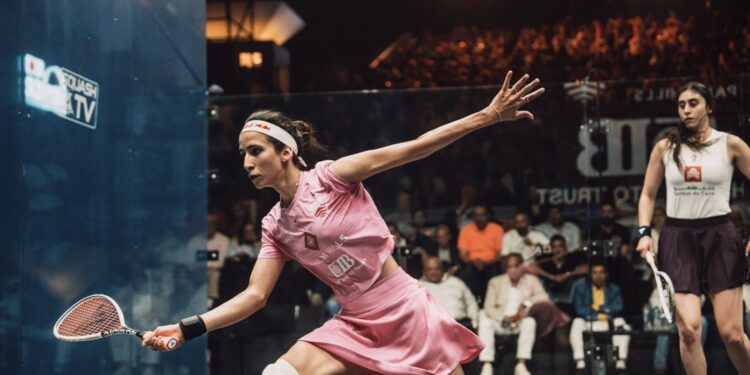لاعبة نادي بالم هيلز الرياضي نوران جوهر تتوج ببطولة CIB العالم للإسكواش