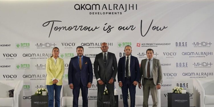 اكام الراجحي توقع بروتوكولات تعاون مع ” محرم – باخوم ” و” سايتس إنترناشيونال ” و” منى حسين” لتنفيذ مشروع D.O.S.E الساحل الشمالي