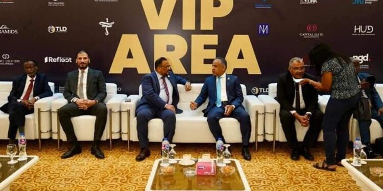 حسام عبد الغني يشارك في افتتاح فعاليات المعرض العقاري المصري السوداني