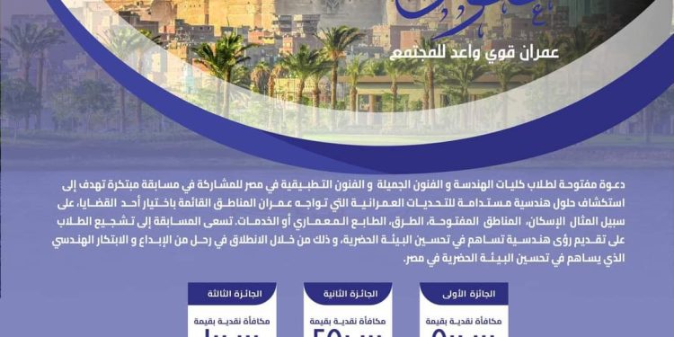 وزير الإسكان: إطلاق مسابقة “عقول” لاستكشاف حلول هندسية مستدامة للتحديات التي تواجه العمران القائم