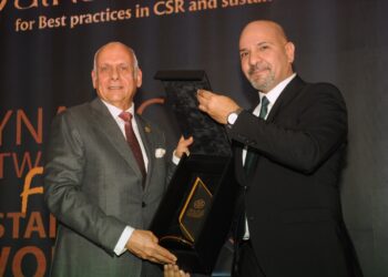 تبارك القابضة تتوج بجائزة أثر لأفضل ممارسات الاستدامة والمسؤولية المجتمعية