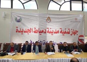 بيع محال تجارية في مزاد علني بمدينة دمياط الجديدة..ورئيس الجهاز يتفقد أعمال التطوير