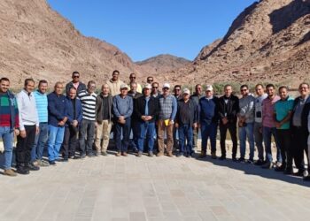 رئيس الجهاز المركزي للتعمير يتفقد مشروع تطوير مدينة سانت كاترين”التجلي الأعظم  فوق أرض السلام”