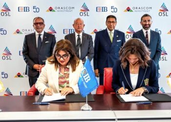 البنك التجاري الدولي وOSL يوقعان عقد تمويل مشروع “الصوت والضوء” بالأهرامات بـ963 مليون جنيه