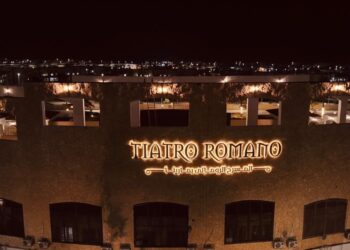 رئيس جهاز القرى السياحية يتفقد الأعمال الأخيرة بالمسرح الرومانى في العلمين تمهيداً لافتتاحه