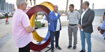 بالصور.. افتتاح أول معرض للنحت “آرت سبيس” على الممشى السياحي بمدينة العلمين الجديدة