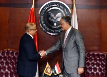 الهيئة العامة للاستثمار والمناطق الحرة تستقبل سفير سريلانكا لبحث فرص التعاون الاستثماري بين البلدين