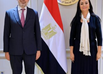 وزيرة التضامن الاجتماعي تلتقي سفير إيطاليا بالقاهرة لبحث سبل تعزيز التعاون المشترك