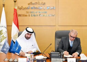 باستثمارات تتجاوز 15 مليار جنيه ..  هيئة المجتمعات العمرانية توقع عقد مشروع تجاري فندقي بالقاهرة الجديدة، مع شركة هورايزون مصر.