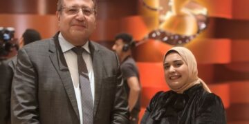 آية الشيخ خلال حوارها مع م. طارق شكري