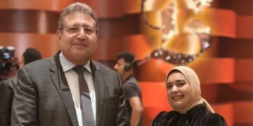 آية الشيخ خلال حوارها مع م. طارق شكري