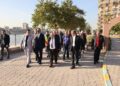 *رئيس شركة مياه القاهرة يتفقد محطة مياه الروضة لمتابعة خطط الصيانة والعمرات الدورية