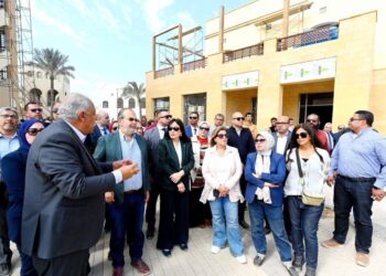 المهندسة راندة المنشاوي تشدد على أهمية الالتزام بتطبيق أعلى معايير الجودة بالمشروع بما يليق بحجم المشروع ومكانته التاريخية