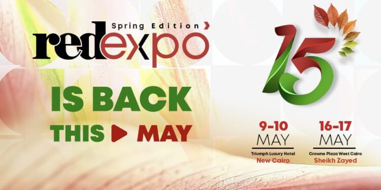 صُنّاع العقار في مصر يجتمعون في تجربة استثنائية داخل معرض «15 RED EXPO» مايو المقبل