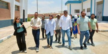 بالصور.. وزيرة الإسكان تتابع أعمال تطوير ورفع كفاءة الطرق والمرافق بالمناطق الصناعية بمدينتي السادات والسويس الجديدة