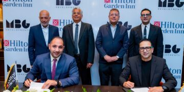 شراكة استراتيجيه بين   «MBG DEVELOPMENTS» و «هيلتون العالمية» لافتتاح فندق Hilton Garden Inn في رأس البر