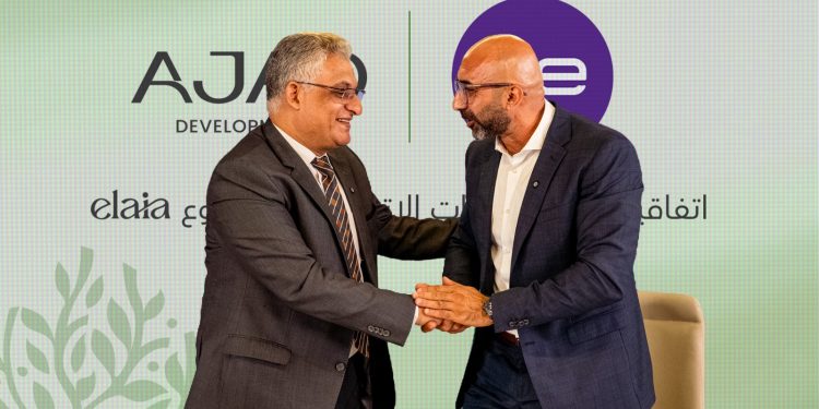 شراكة استراتيجية بين AJAD Developments والمصرية للاتصالات لتطوير مجتمع ذكي متكامل في «إيلايا»