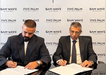 باستثمارات 35 مليار جنيه.. شراكة استراتيجية بين “Five Palm ” و“Sam Wave“  لتنفيذ مشروع سكني بالعاصمة الجديدة ورأس الحكمة