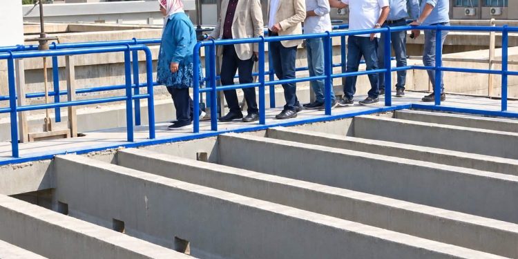 وزيرة الإسكان تتابع موقف التشغيل التجريبي لتوسعات محطة مياه شرب شمال حلوان